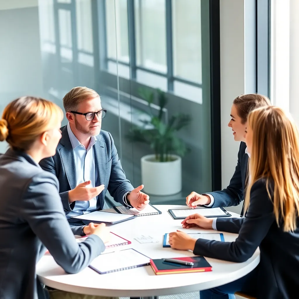 Manager die constructieve feedback geeft aan een teamlid