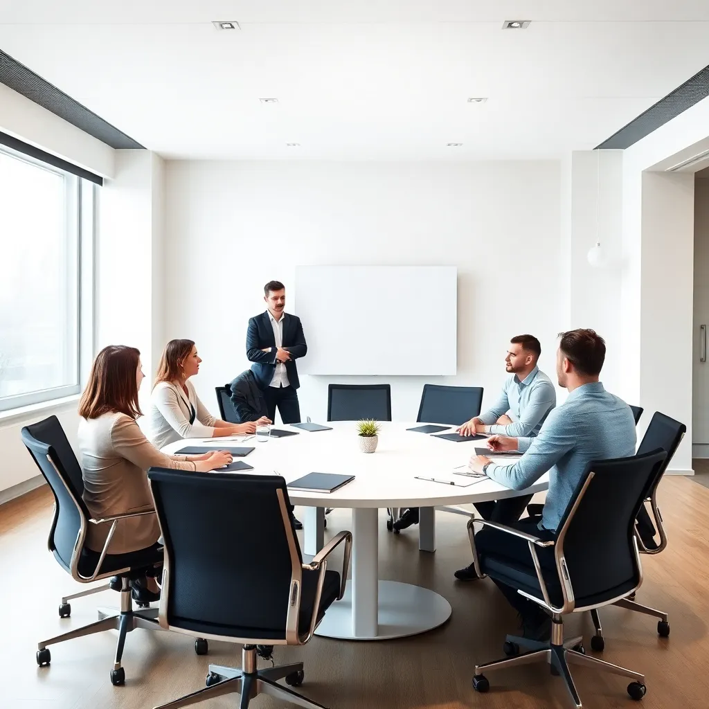 Nederlandse leiderschapsstijl gevisualiseerd met platte hiërarchie