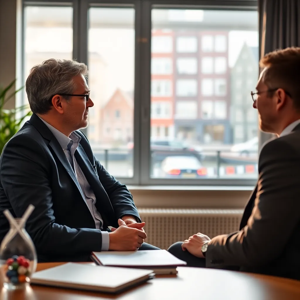 Diverse groep professionals tijdens een interactieve leiderschapstraining in Nederland
